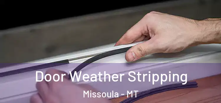  Door Weather Stripping Missoula - MT