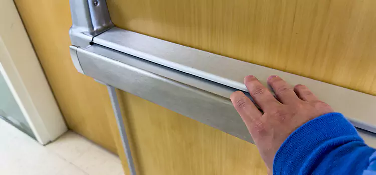 Installing a Push Bar on a Door Missoula